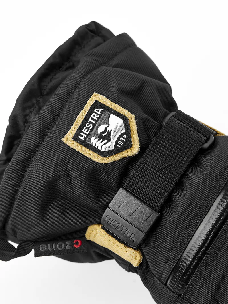 Hestra All Mountain Czone Mens Ski Gloves - Black-3